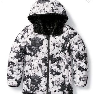 Justice Girls Reversible Puffer Coat Sz 20